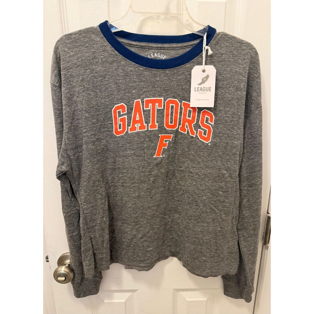 University of Florida Gators Long Sleeve Womens Shirt Size Large League 91 NWT